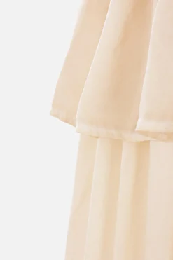 Women UMA WANG Dudi long dress in jersey and silk