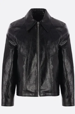 SÉFR Duke full-zip jacket in faux leather
