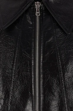 SÉFR Duke full-zip jacket in faux leather