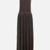 Women UMA WANG Duma sleeveless dress in rib jersey