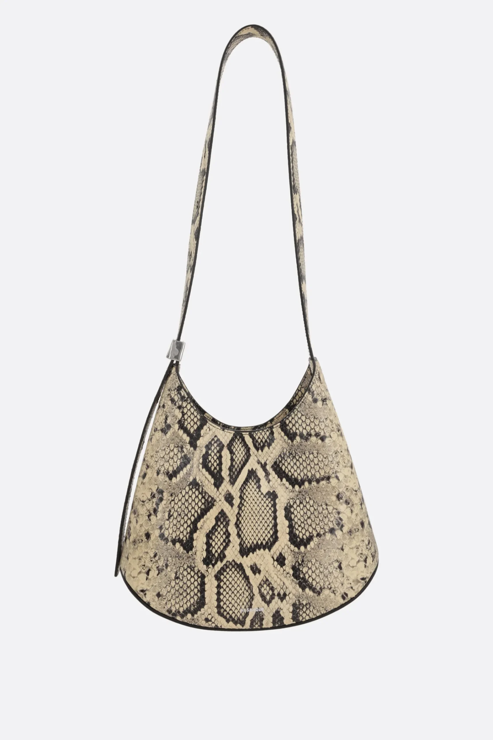 Women JIL SANDER Eldorado small hobo bag in python-printed leather