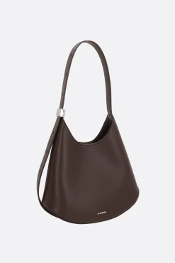 Women JIL SANDER Eldorado small hobo bag in smooth leather