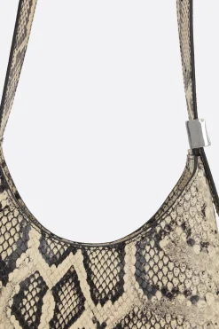 Women JIL SANDER Eldorado small hobo bag in python-printed leather