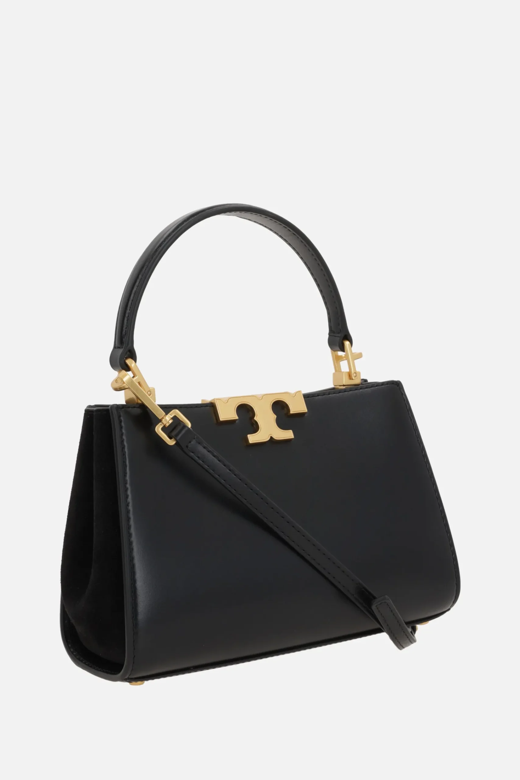 Women TORY BURCH Eleanor mini satchel in semi-gloss leather