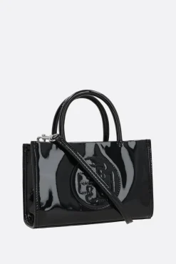 Women TORY BURCH Ella Bio Patent mini tote bag