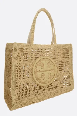 Women TORY BURCH Ella large tote bag in raffia