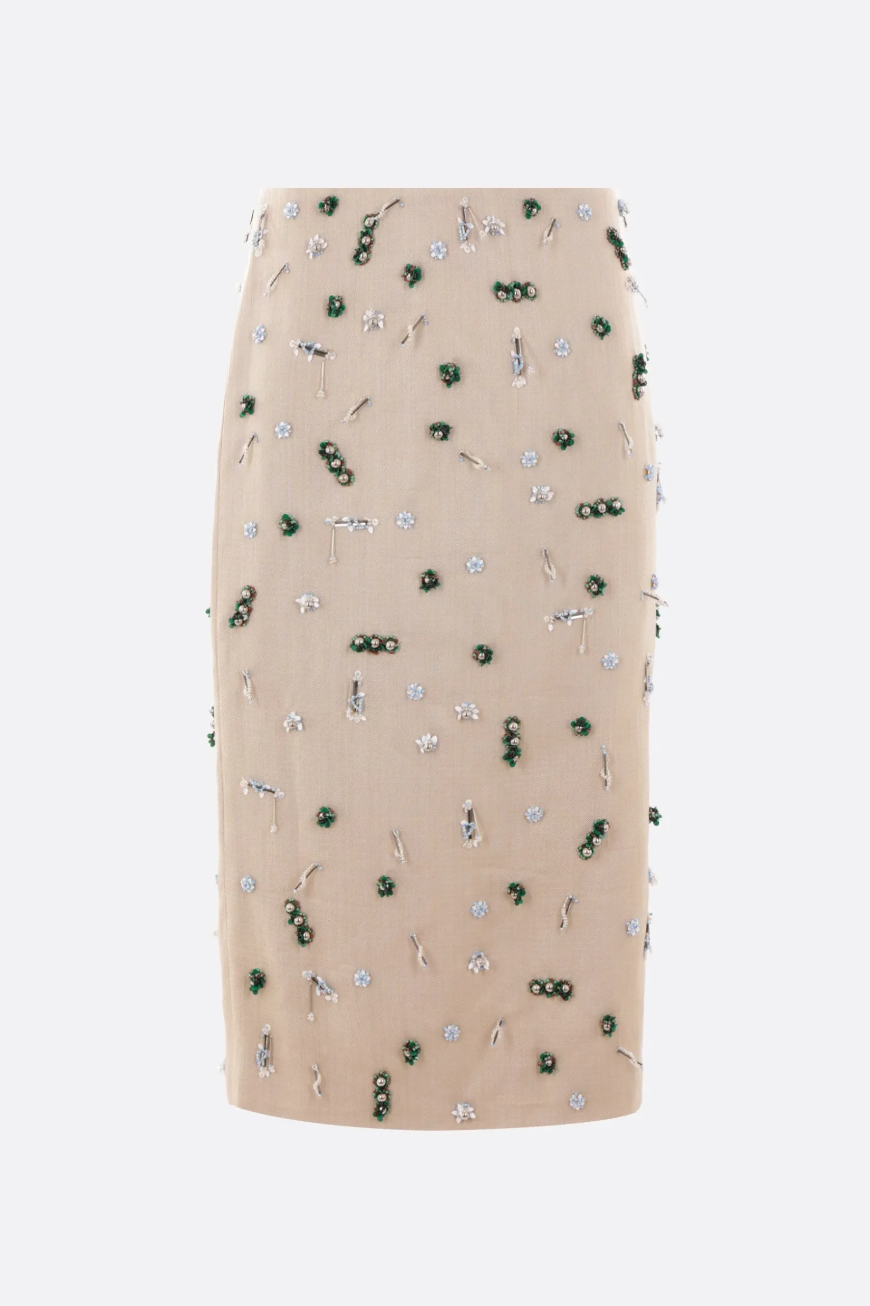 Women CHRISTOPHER ESBER Embla beaded canvas midi skirt