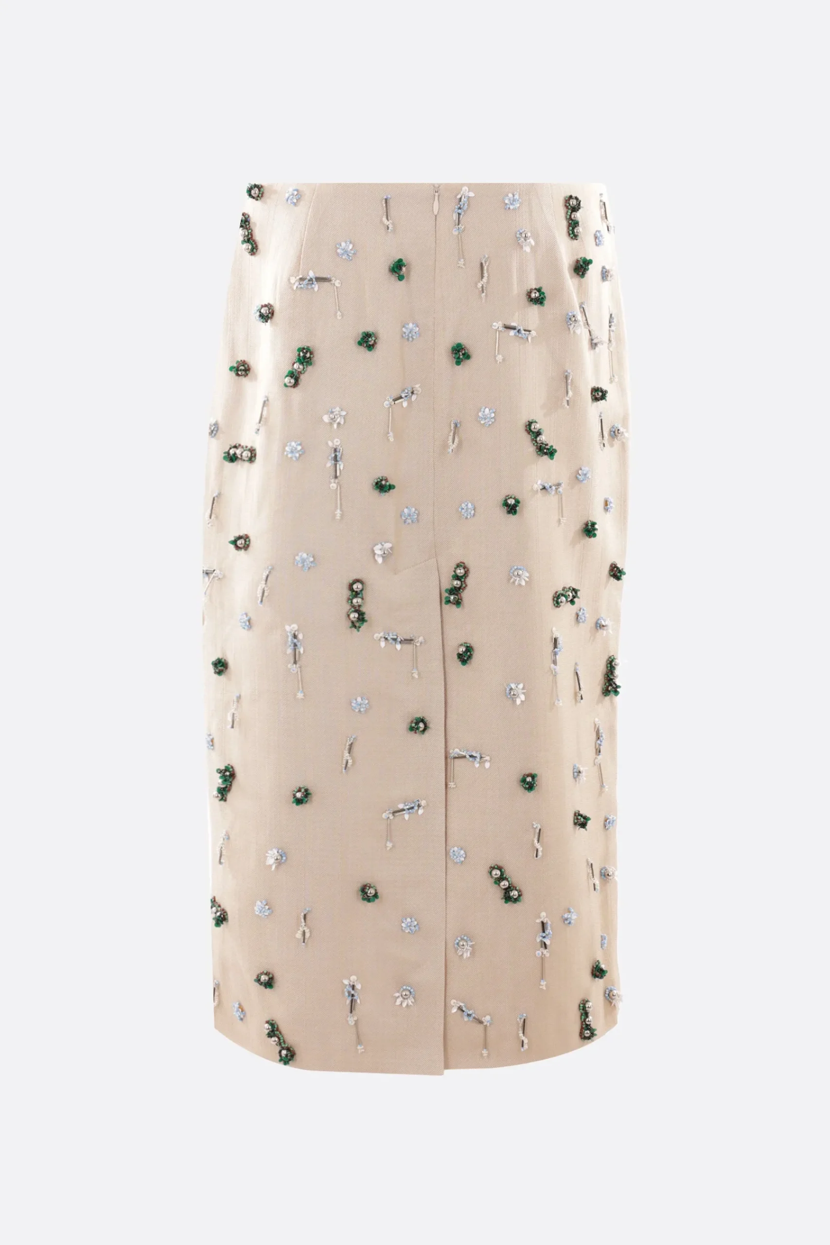 Women CHRISTOPHER ESBER Embla beaded canvas midi skirt