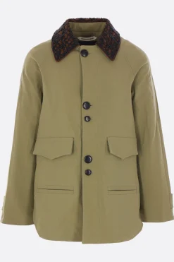 NAMACHEKO embroidered collar canvas jacket