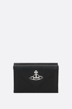Women VIVIENNE WESTWOOD Envelope compact billfold wallet in faux leather