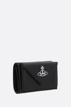 Women VIVIENNE WESTWOOD Envelope compact billfold wallet in faux leather
