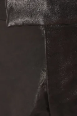 Women ANN DEMEULEMEESTER Espen nappa cropped trousers