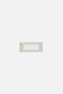 Women RICK OWENS Etched Beveled brass ring