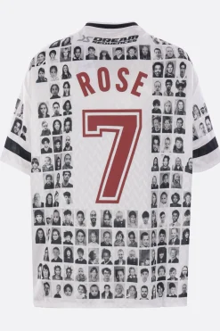 MARTINE ROSE Faces t-shirt in jacquard