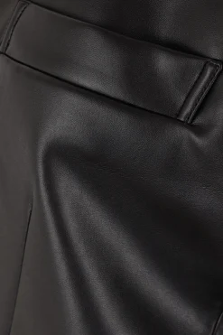 Women COMME DES GARÇONS faux leather asymmetric jacket