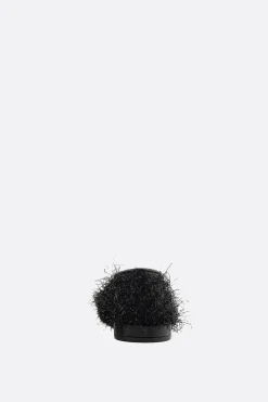 Women GIORGIO ARMANI - 10 CORSO COMO faux-fur fabric ballerinas