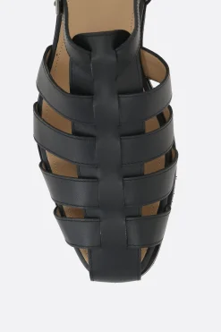 PARABOOT Ferret flat sandals in smooth leather