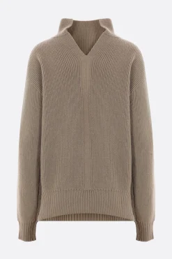 Women RICK OWENS Fisherman Tabard wool pullover