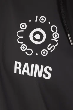 RAINS X 10 CORSO COMO Fishtail coated nylon parka jacket