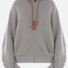 Women LOEWE Flamenco full-zip hoodie in jersey