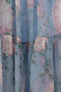 Women CHLOÉ floral print silk sleeveless dress