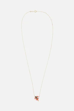 Women ALIITA Flotadora necklace in enameled yellow gold