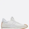 Women LOEWE Flow suede and nylon sneakers