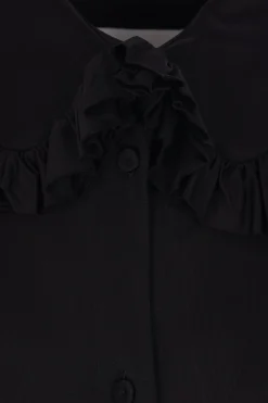 Women JIL SANDER fluid viscose shirt with ruffles