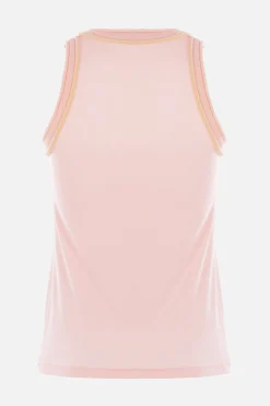 Women MELITTA BAUMEISTER foamy edge tank top in rib jersey