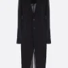 Women RICK OWENS Fogpocket Neue coat in chiffon and tulle