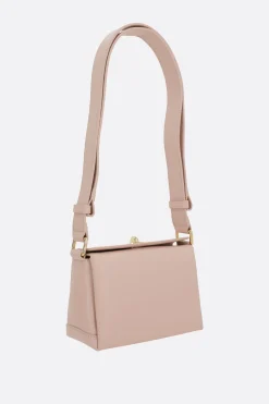 Women PLAN C Folded mini shoulder bag in smooth leather