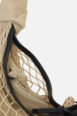 Women LEMAIRE Fortune Croissant Filt shoulder bag in mesh