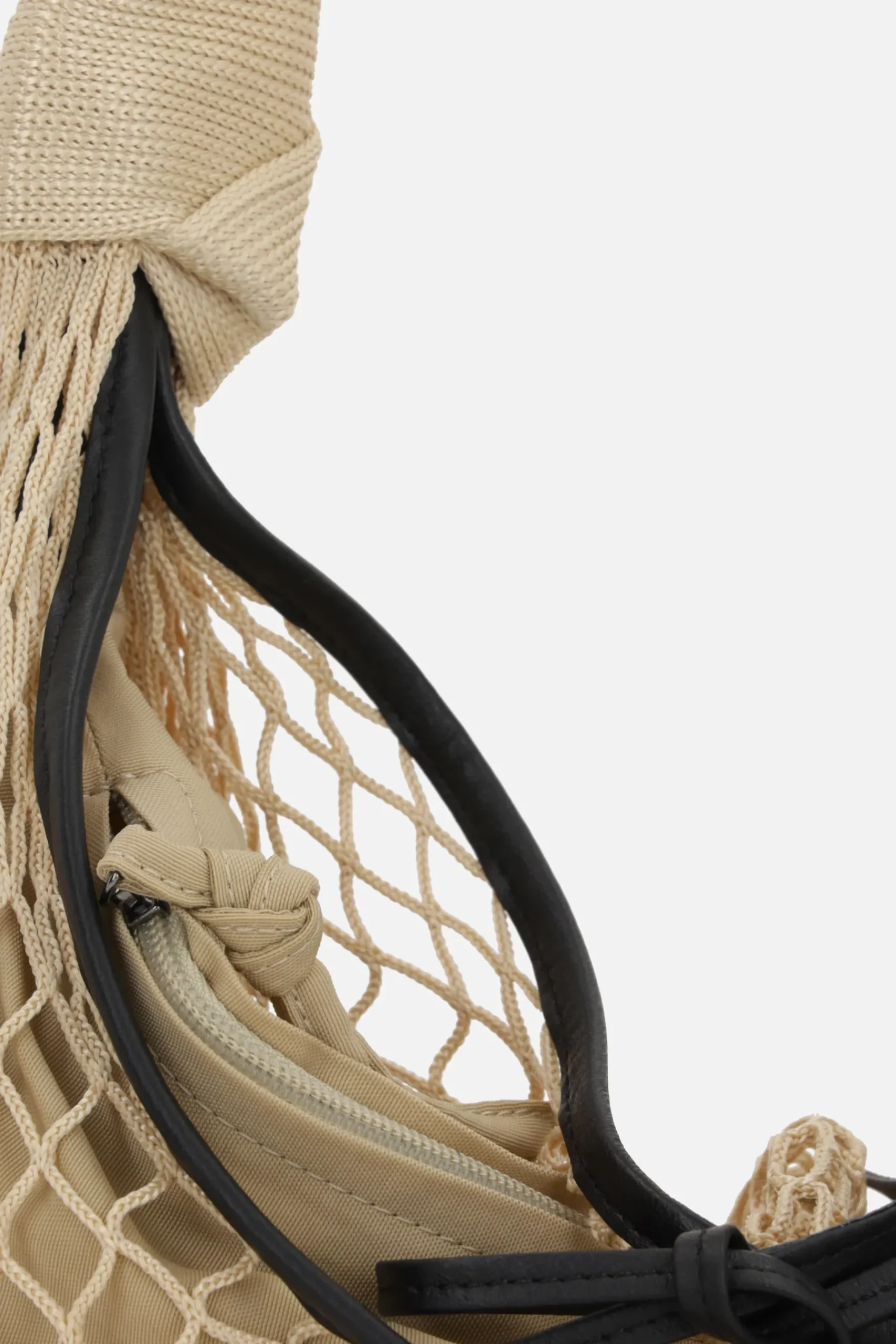 Women LEMAIRE Fortune Croissant Filt shoulder bag in mesh
