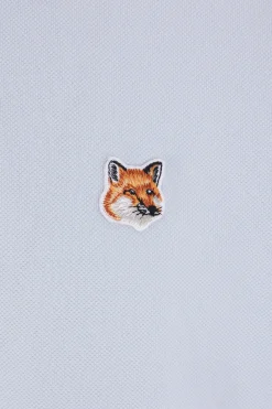 MAISON KITSUNÉ Fox Head patch piquet polo shirt