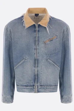 MAISON MARGIELA full-zip jacket in denim