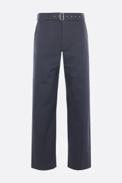 MAISON KITSUNÉ gabardine belted trousers