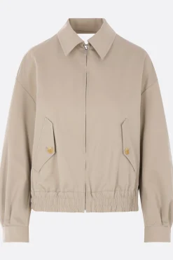 Women UNDERCOVER gabardine bomber jacket with bow
