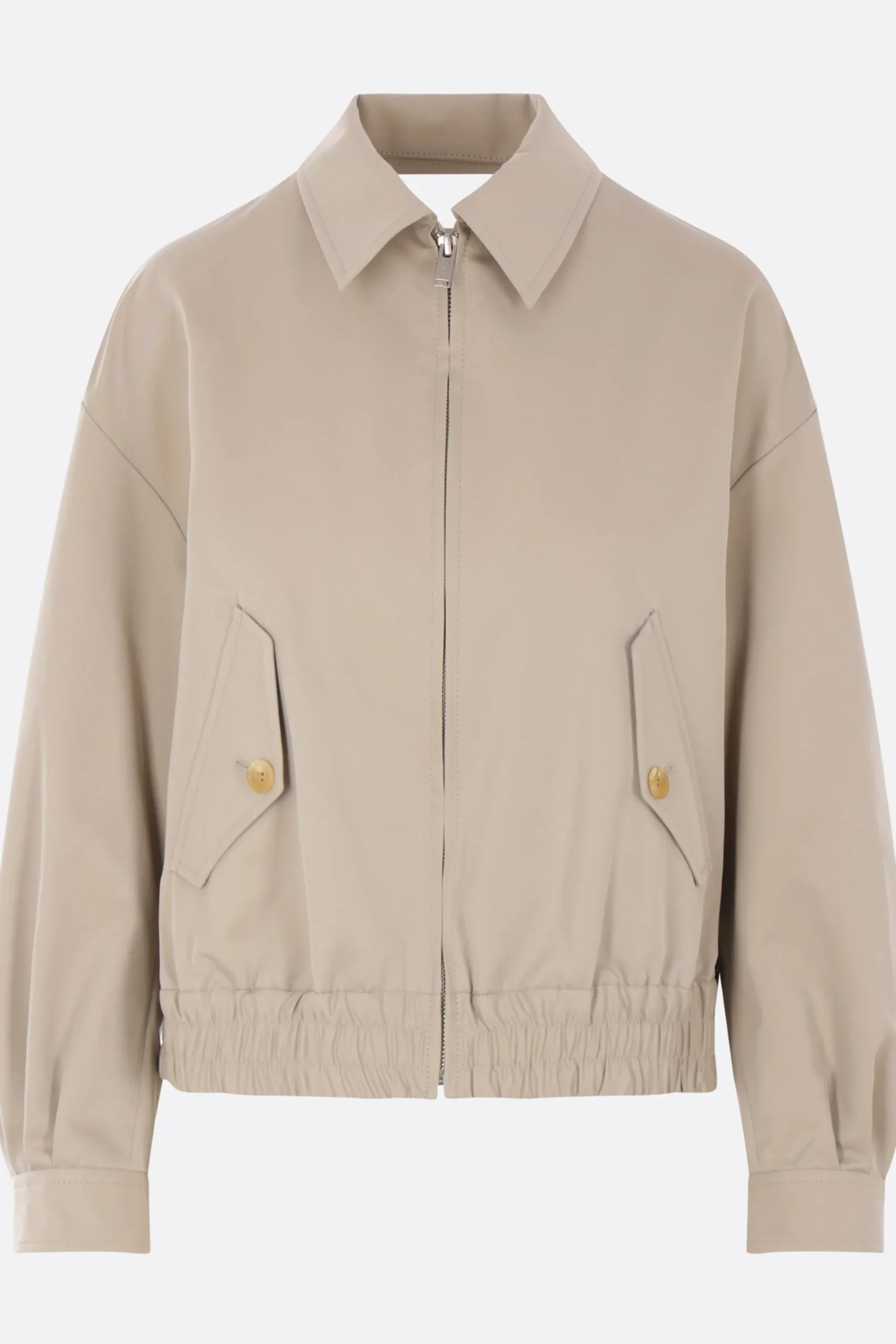 Women UNDERCOVER gabardine bomber jacket with bow