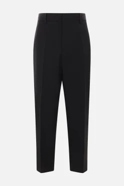 JIL SANDER gabardine cropped trousers