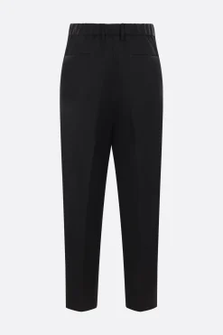 JIL SANDER gabardine cropped trousers