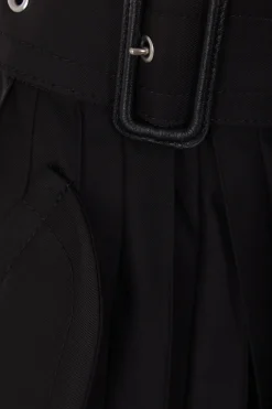 Women SACAI gabardine pleated skirt