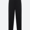 JIL SANDER gabardine trousers with belt