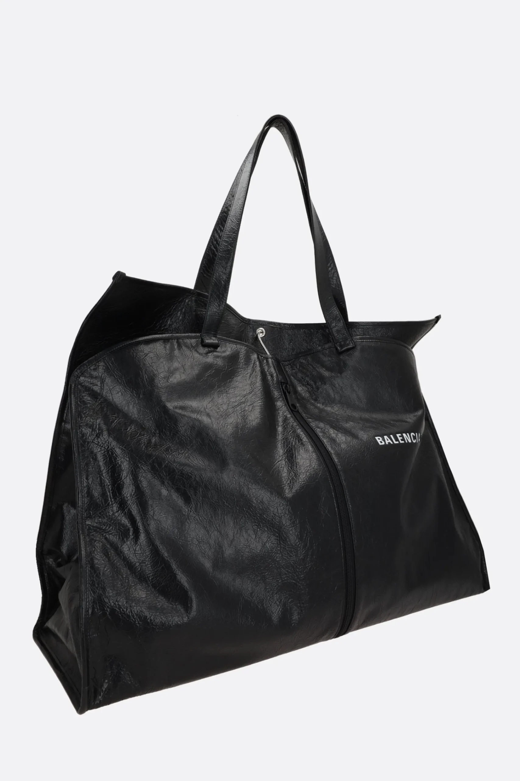 BALENCIAGA Garment Bag Tote in Arena leather