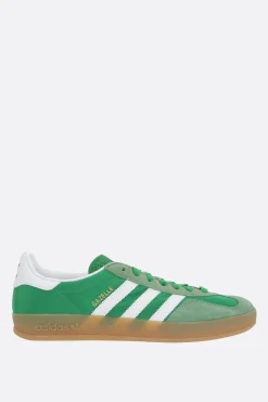 ADIDAS Gazelle Indoor nylon and suede sneakers