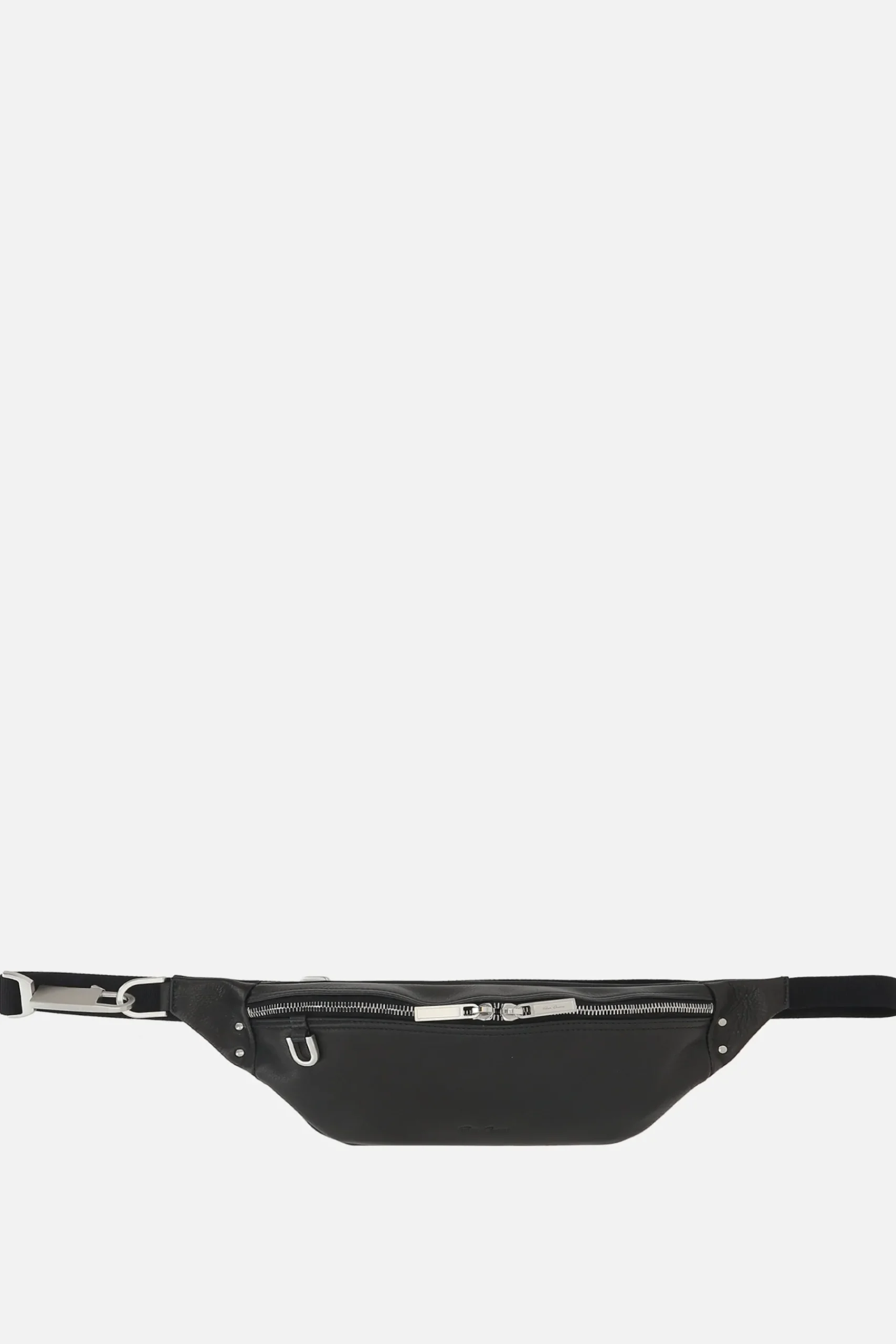 RICK OWENS Geo belt bag in grainy leather