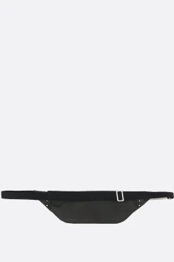 RICK OWENS Geo belt bag in grainy leather