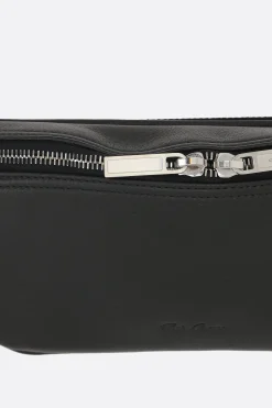 RICK OWENS Geo belt bag in grainy leather