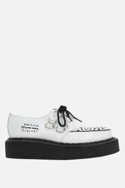 Women GEORGE COX X 10 CORSO COMO Gibson shiny leather creepers