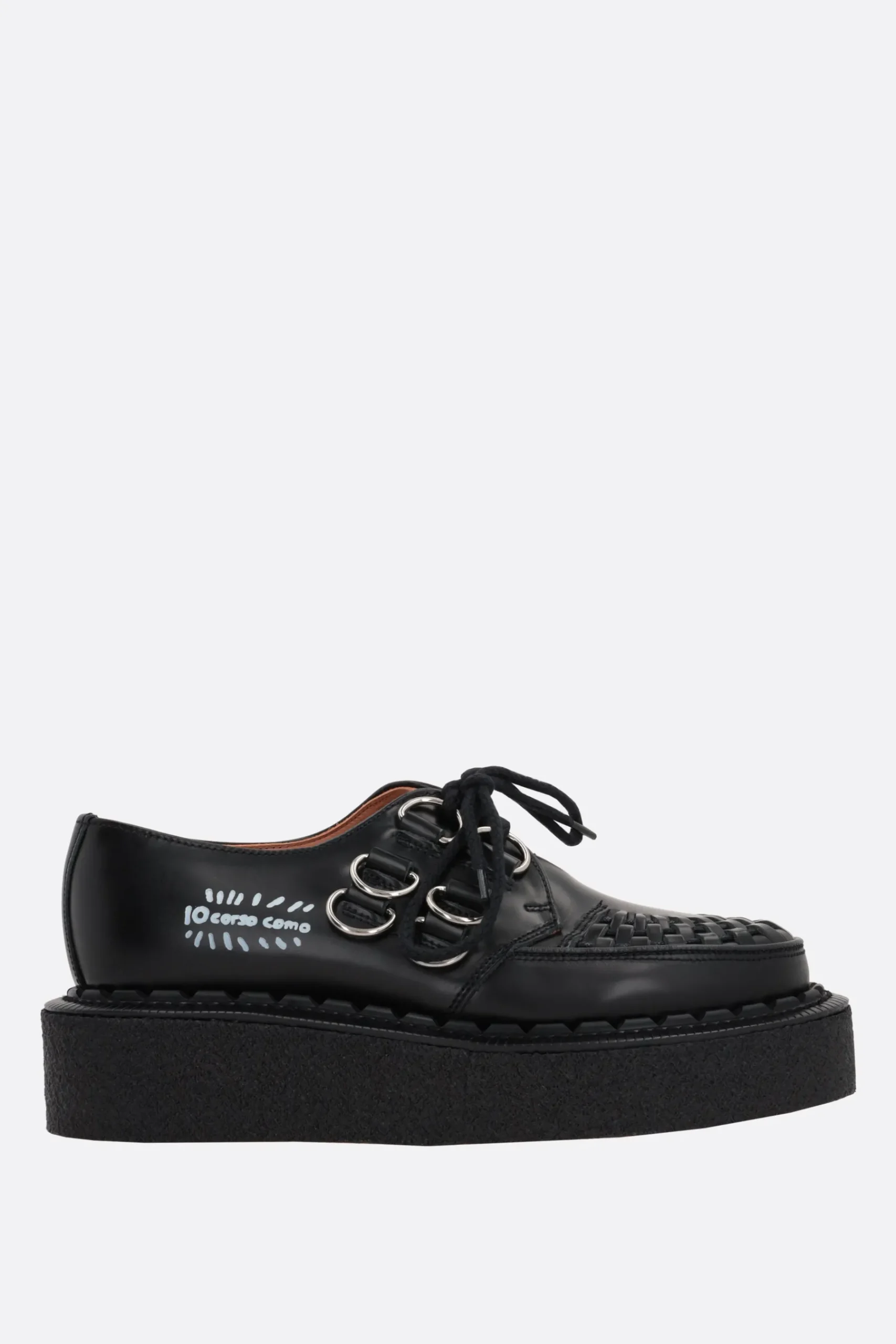 GEORGE COX X 10 CORSO COMO Gibson shiny leather creepers