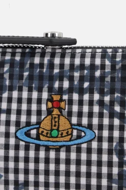 Women VIVIENNE WESTWOOD Gingham fabric coin purse